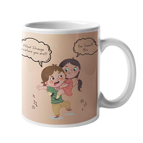 Brother Sister fight mug - Image 2