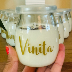 Personalised Glass Candle